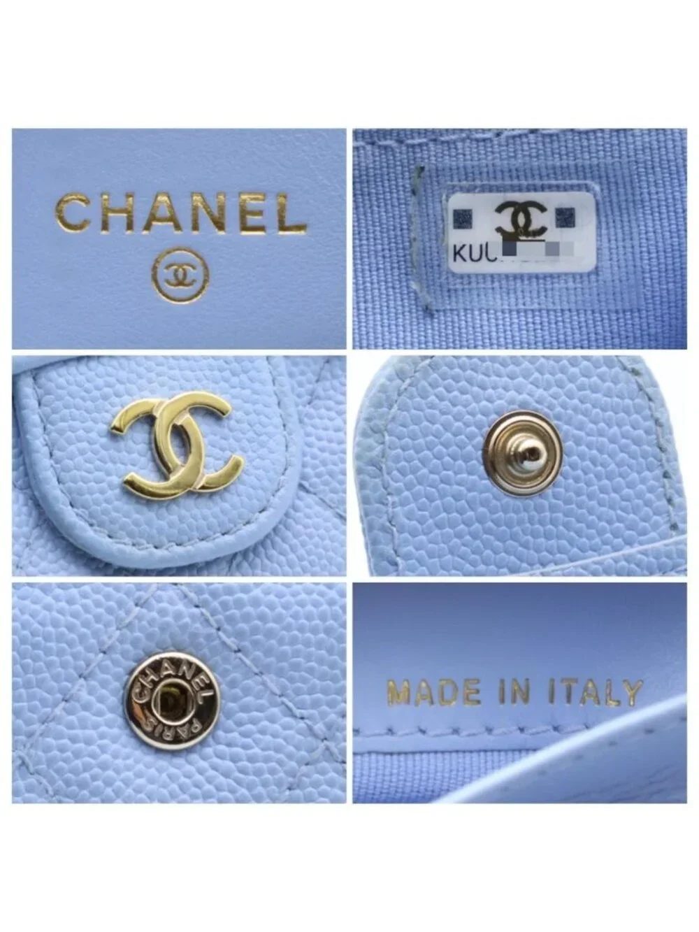 Chanel Timeless Classic Trifold Wallet Caviar Leather